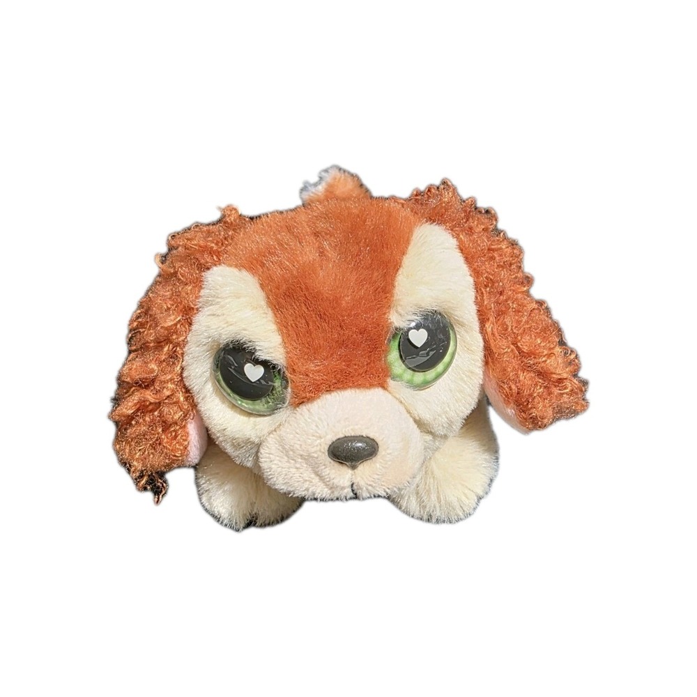 Little Live Pets Cocker Spaniel Plush Dog 6" Stuffed Animal Heart Eyes 2023